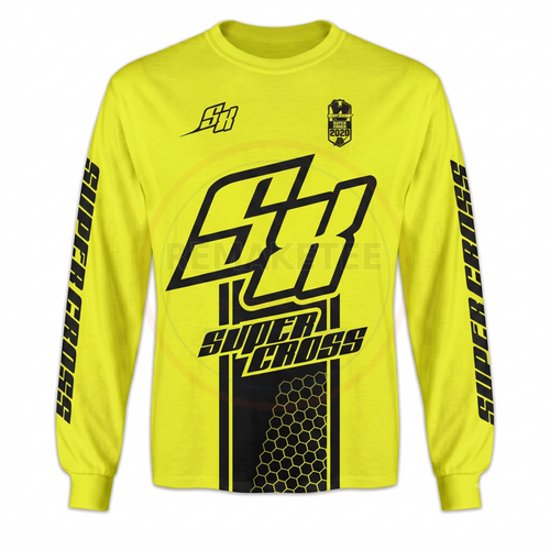 RemakeTee Supercross Custom Vintage Retro BMX Racing Jersey 053