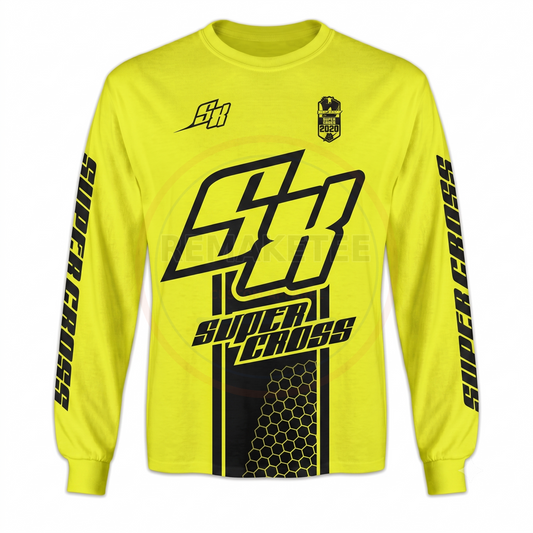 RemakeTee Supercross Custom Vintage Retro BMX Racing Jersey 053