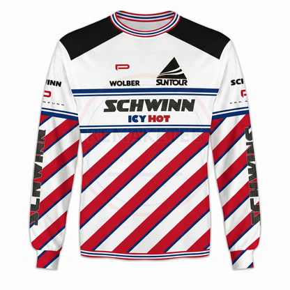 RemakeTee Schwinn Custom Vintage Retro BMX Racing Jersey 024