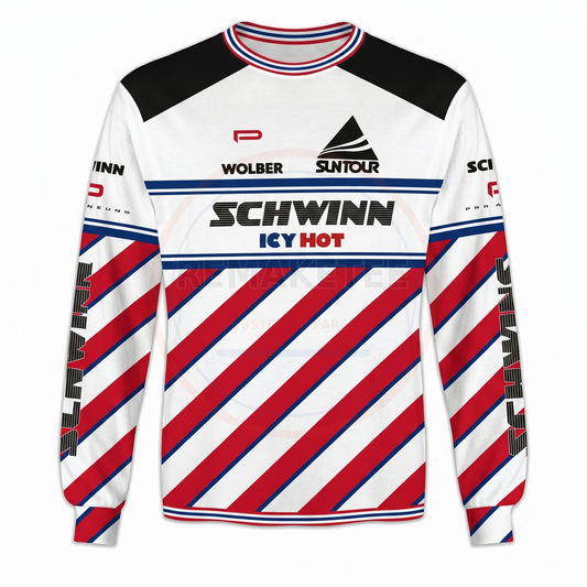 RemakeTee Schwinn Custom Vintage Retro BMX Racing Jersey 024