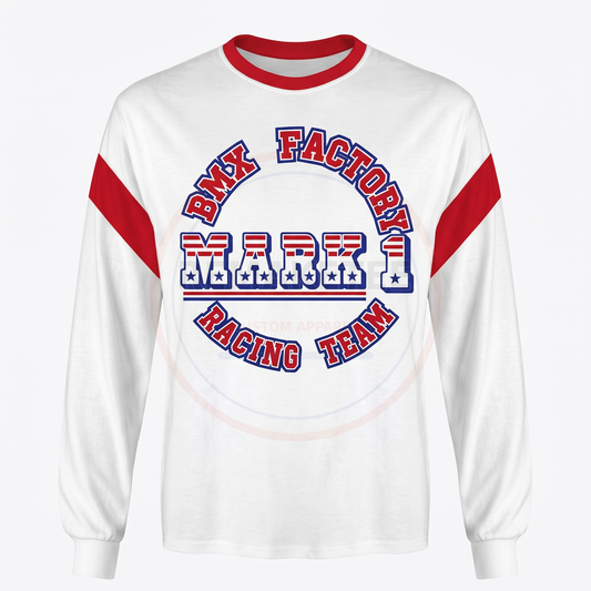 RemakeTee Mark 1 Custom Vintage Retro BMX Racing Jersey 972