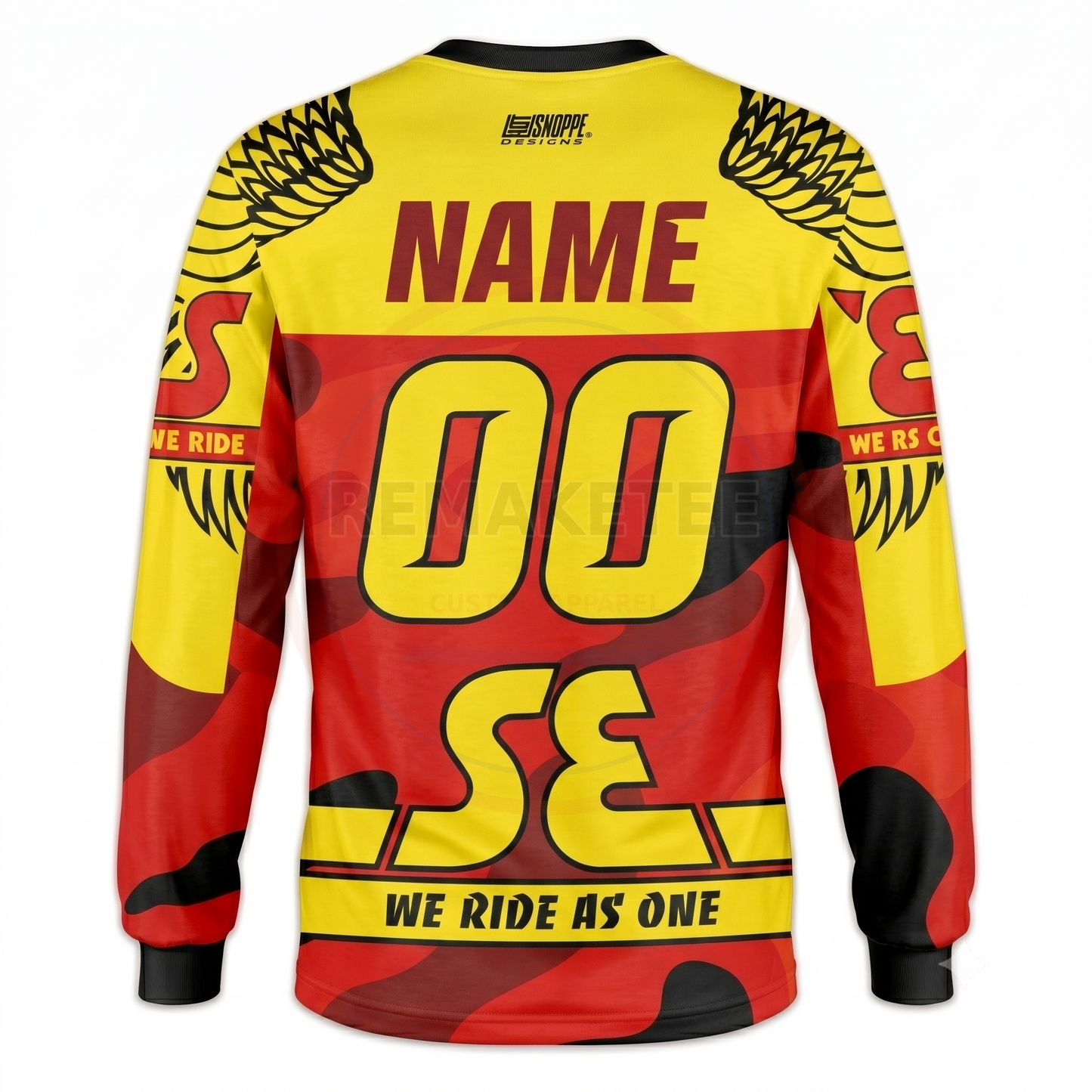 RemakeTee SE Custom Vintage Retro BMX Racing Jersey 015