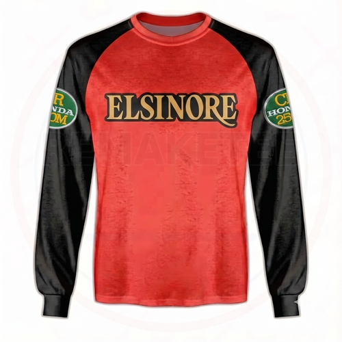 RemakeTee Elsinore Custom Vintage Retro VMX Racing Jersey 1089