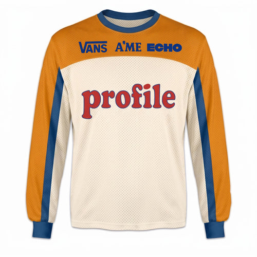 Profile Vans A'ME Echo vintage BMX racing jersey design #1159 - product view