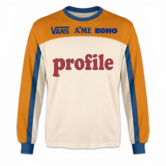 Profile Vans A'ME Echo vintage BMX racing jersey design #1159 - product view