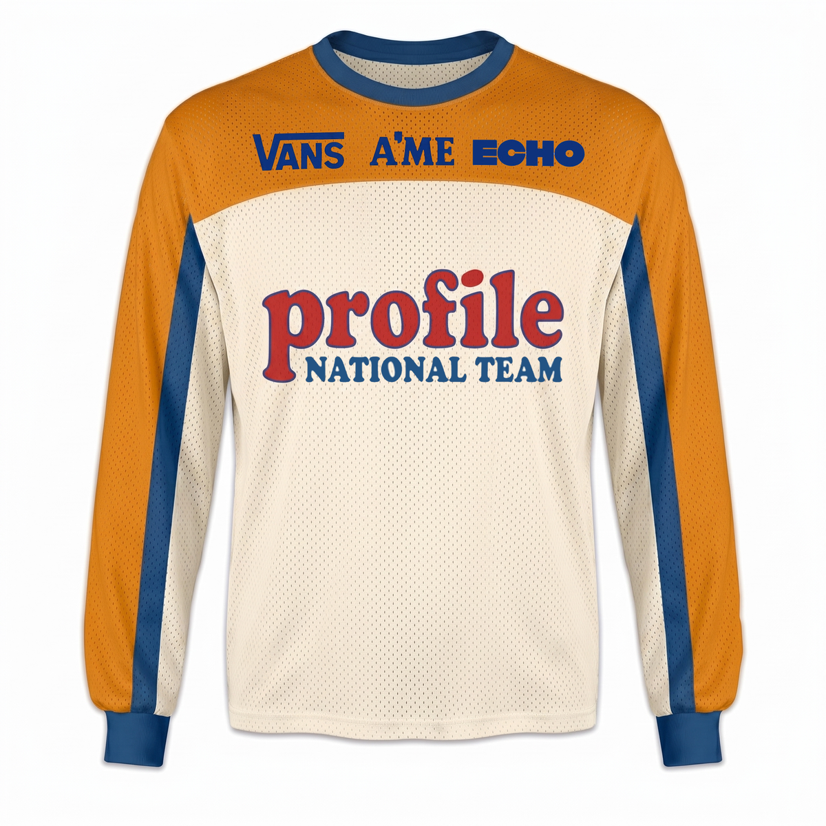 Profile Vans A'ME Echo vintage BMX racing jersey design #1160 - product view