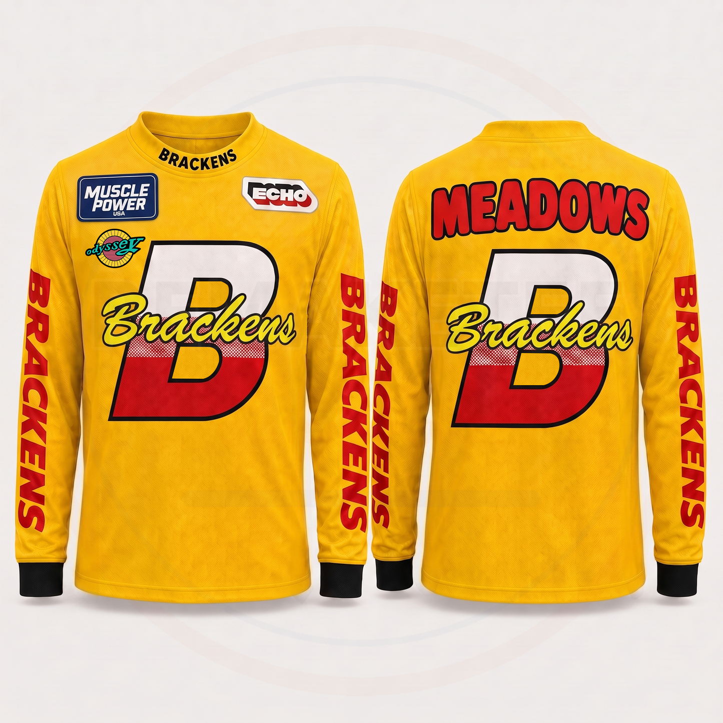 RemakeTee Brackens Custom Vintage Retro BMX Racing Jersey 970