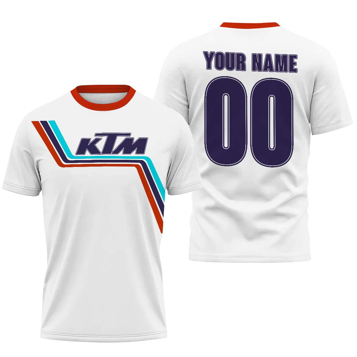 RemakeTee KTM Custom Vintage Retro VMX Racing Jersey 1020