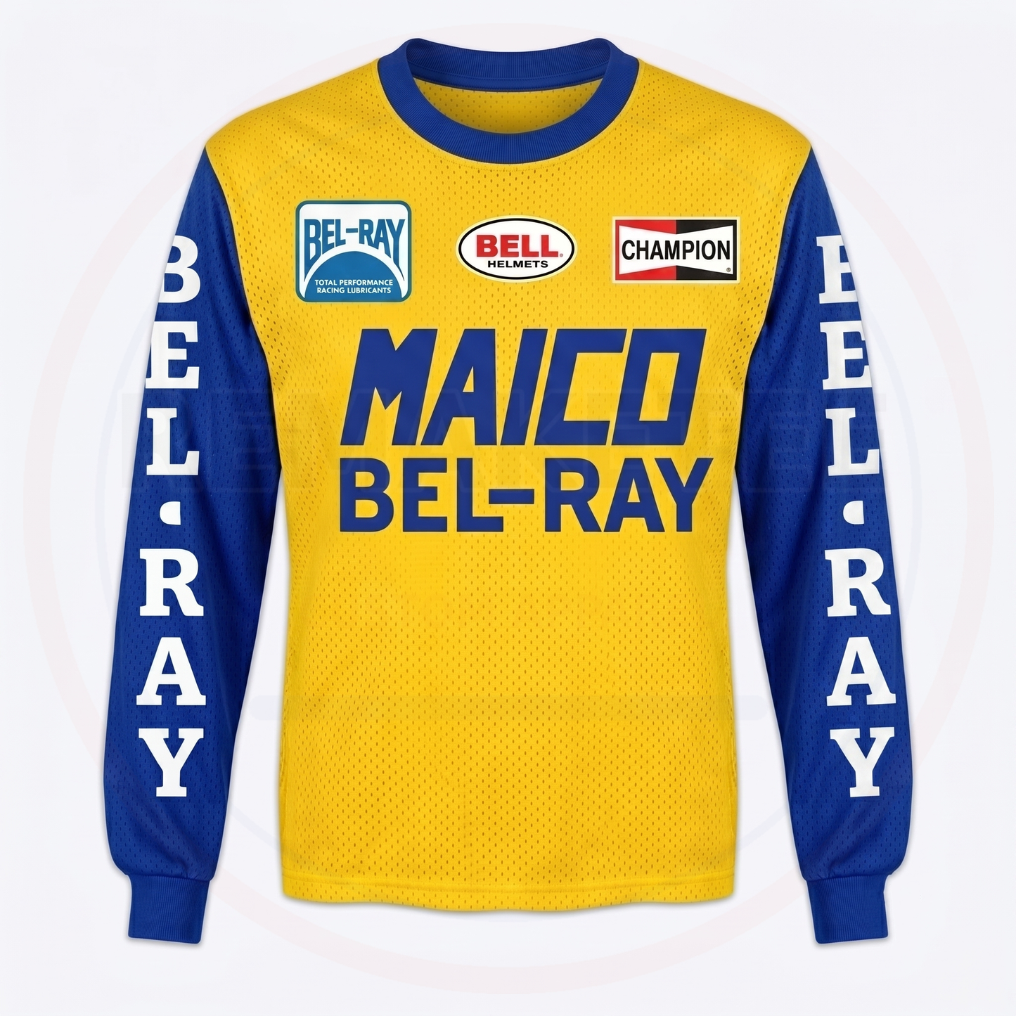 RemakeTee Maico Bel Ray Bell Custom Vintage Retro VMX Racing Jersey 1280