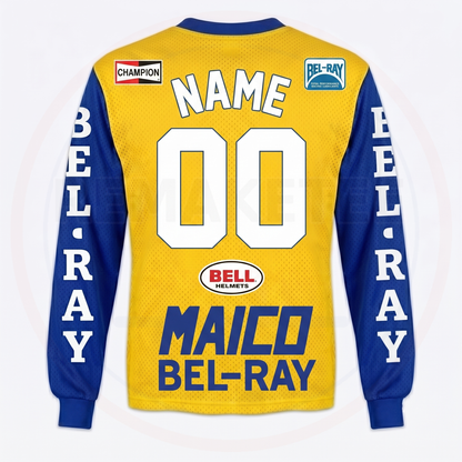RemakeTee Maico Bel Ray Bell Custom Vintage Retro VMX Racing Jersey 1280