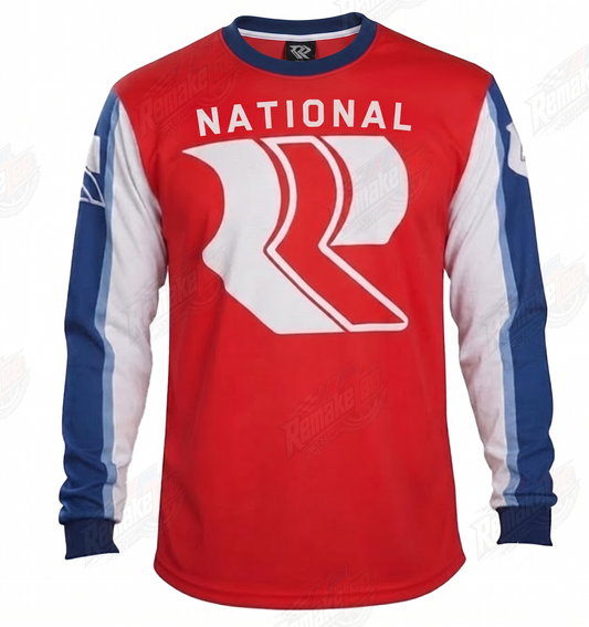 Robinson vintage BMX racing jersey design #089 - product view