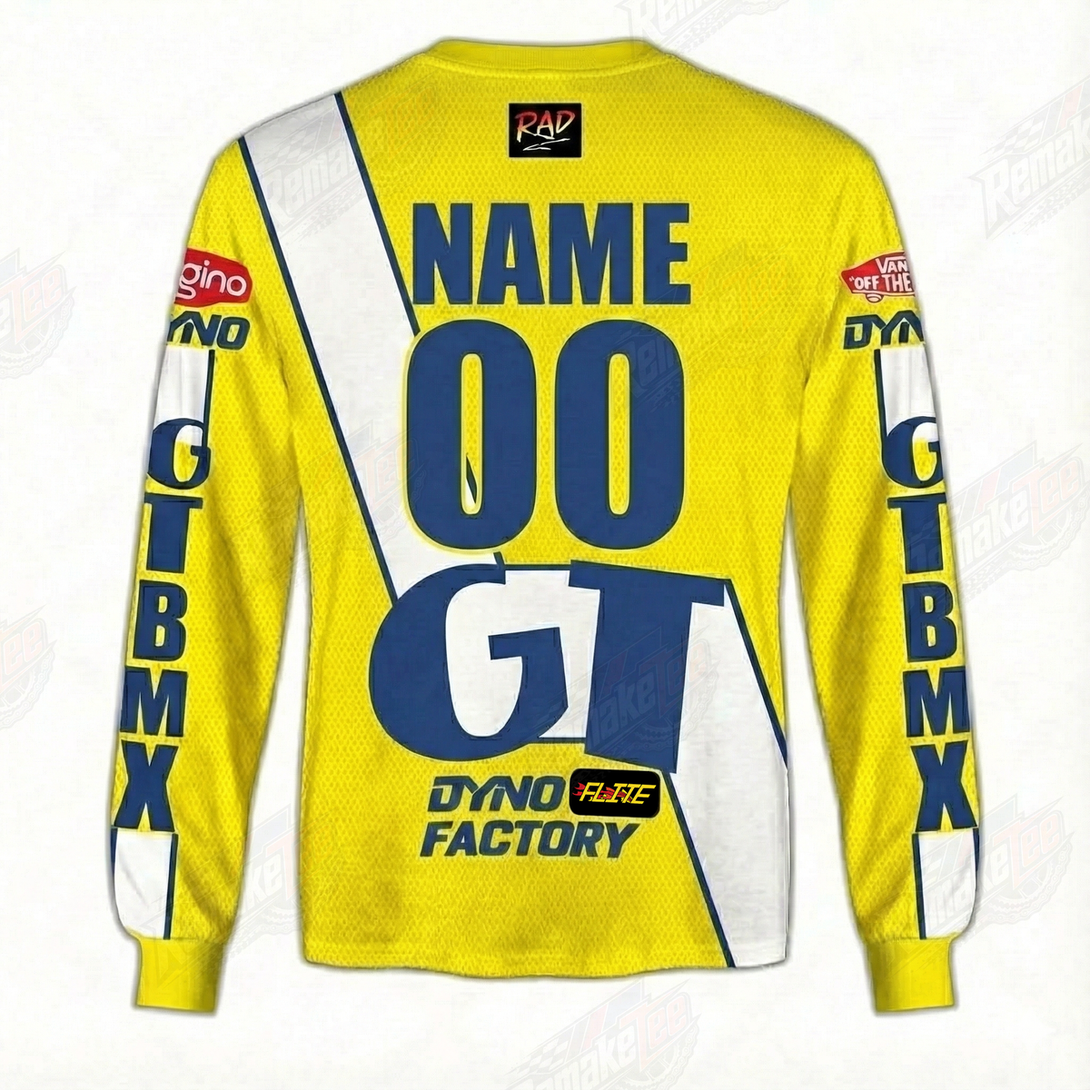 GT vintage BMX racing jersey design #179 - alternate product view