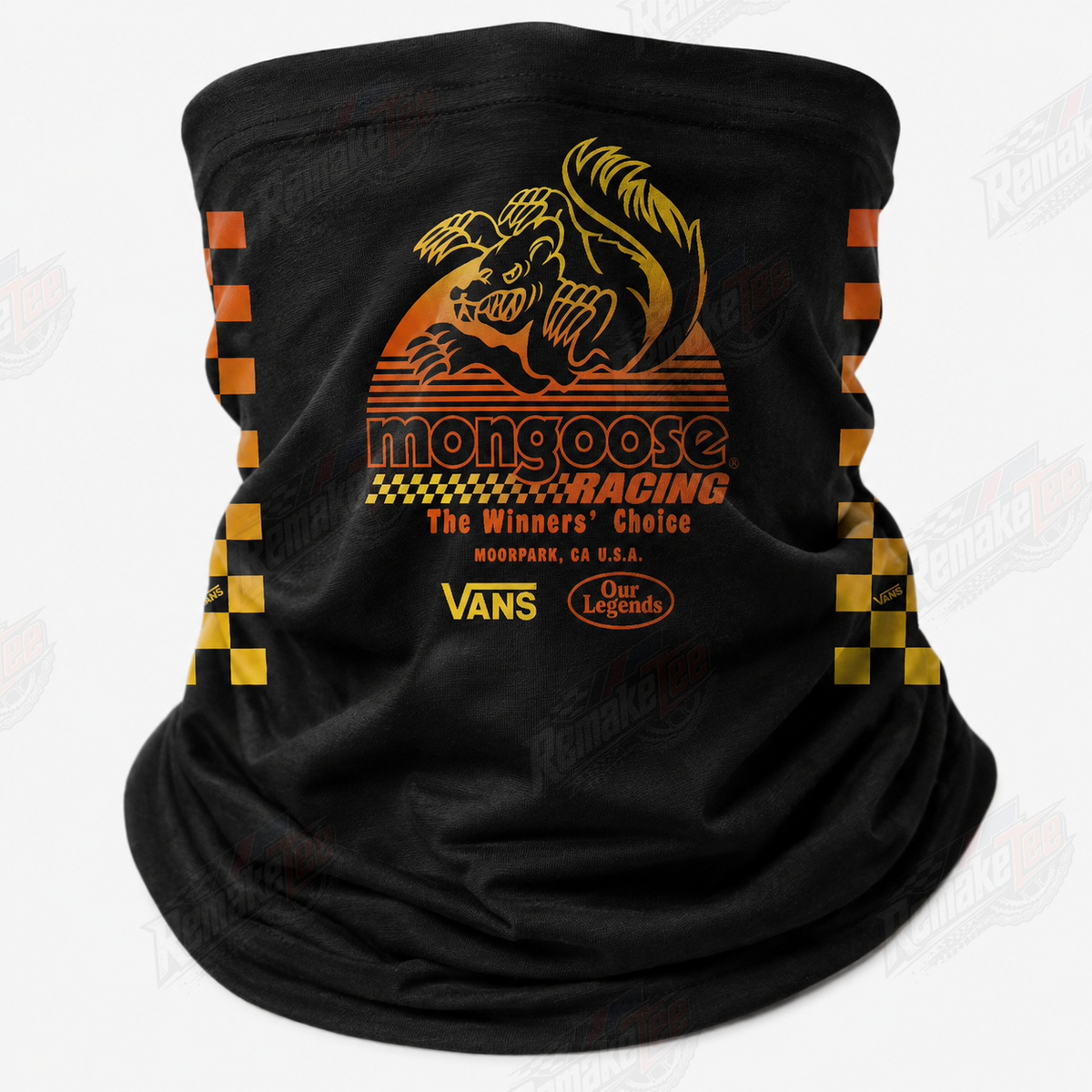 RemakeTee Custom Vintage Retro BMX Racing Neck Gaiter 182