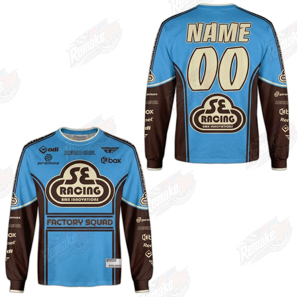 SE vintage BMX racing jersey design #923 - product view