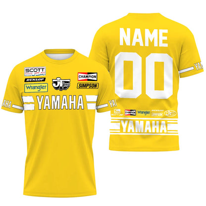 RemakeTee Yamaha JT Dunglop Custom Vintage Retro VMX Racing Jersey 1079