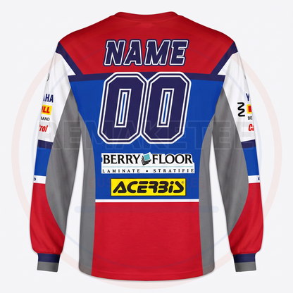 RemakeTee Acerbis Yamaha Berry Floor Custom Vintage Retro VMX Racing Jersey 825