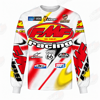 FMF Alpinestars Airoh Acerbis Thor 100% JT M1TO Offroad66 Thor vintage VMX racing jersey - product view