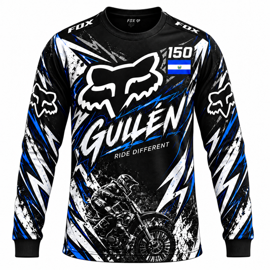 RemakeTee Fox X El Salvador Custom Vintage Retro VMX Racing Jersey 1624