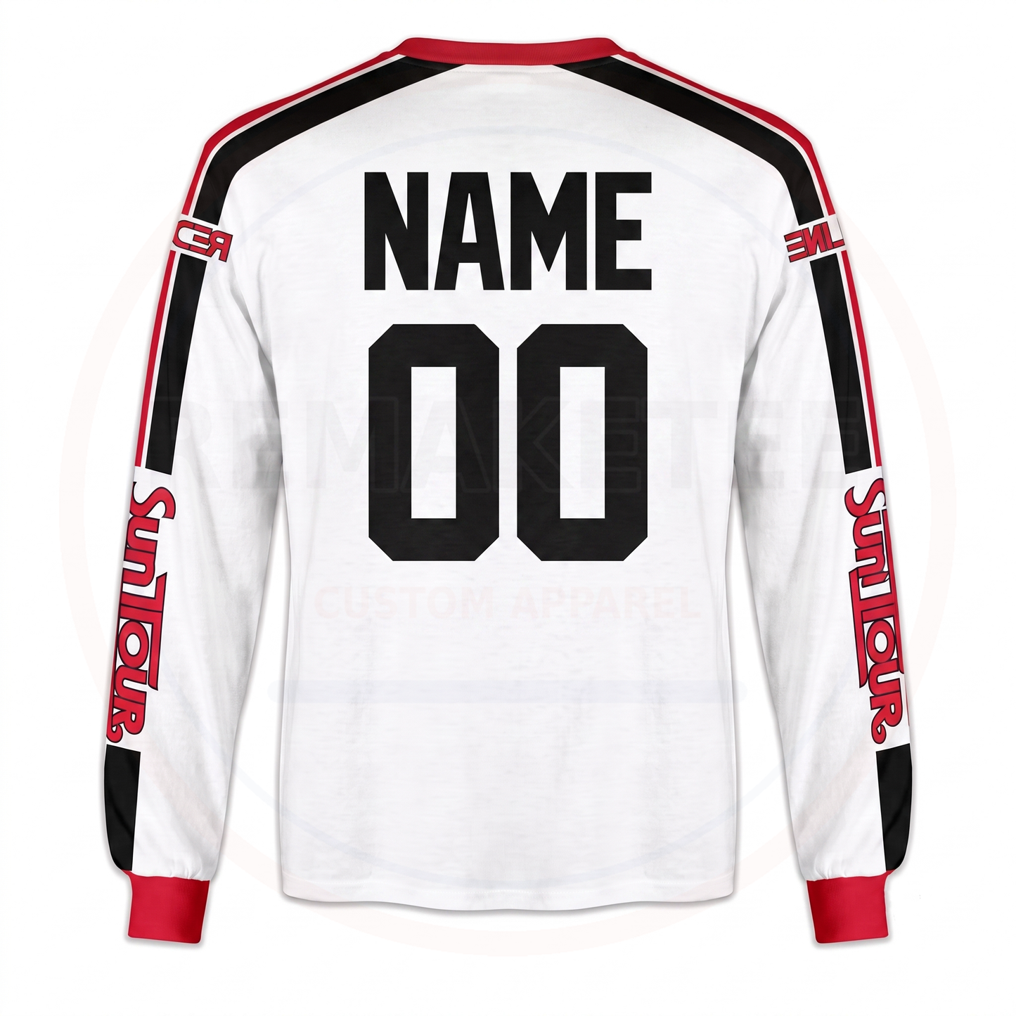 RemakeTee Suntours Redline Factory Custom Vintage Retro BMX Racing Jersey 981