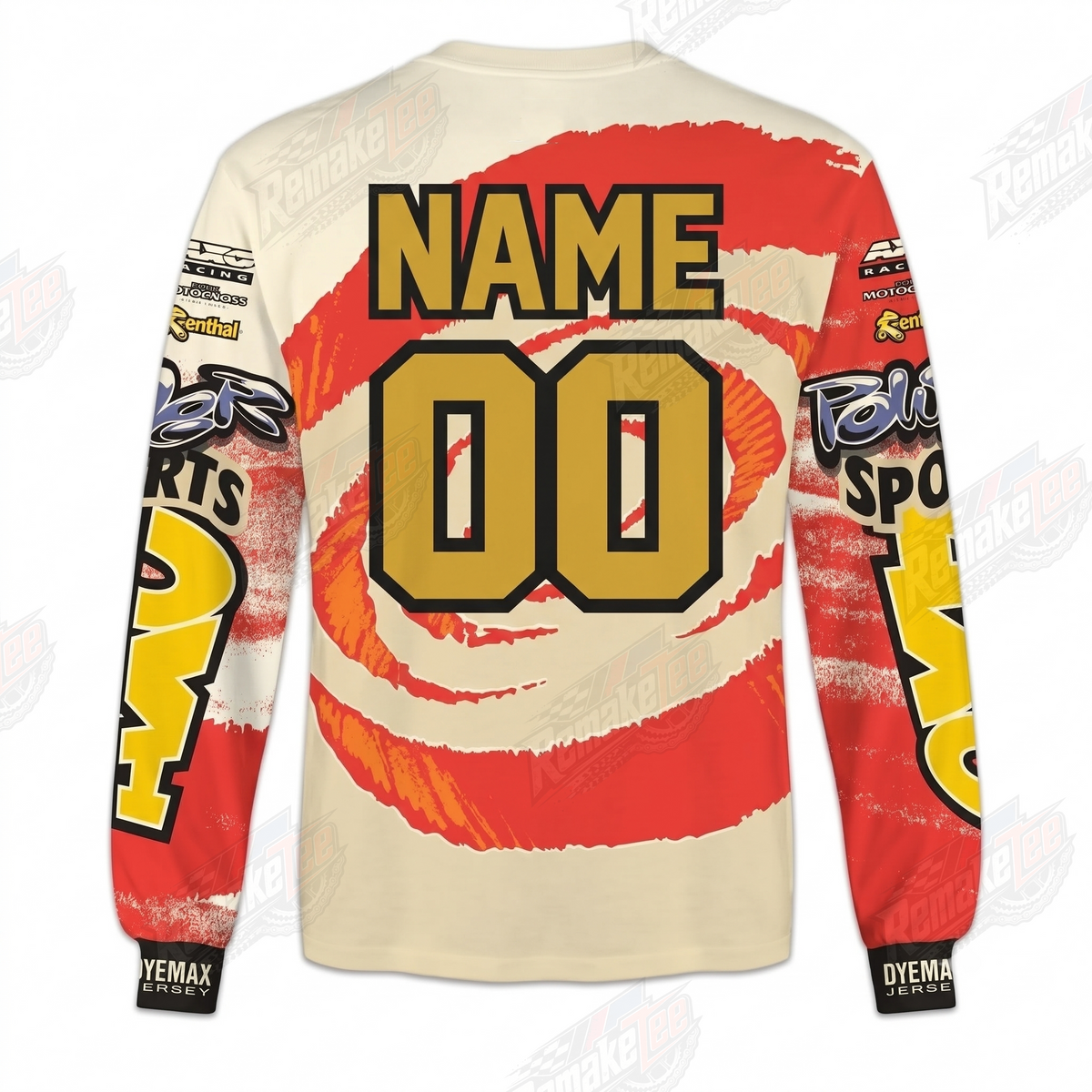 AXO Team Sports vintage VMX racing jersey - back product view