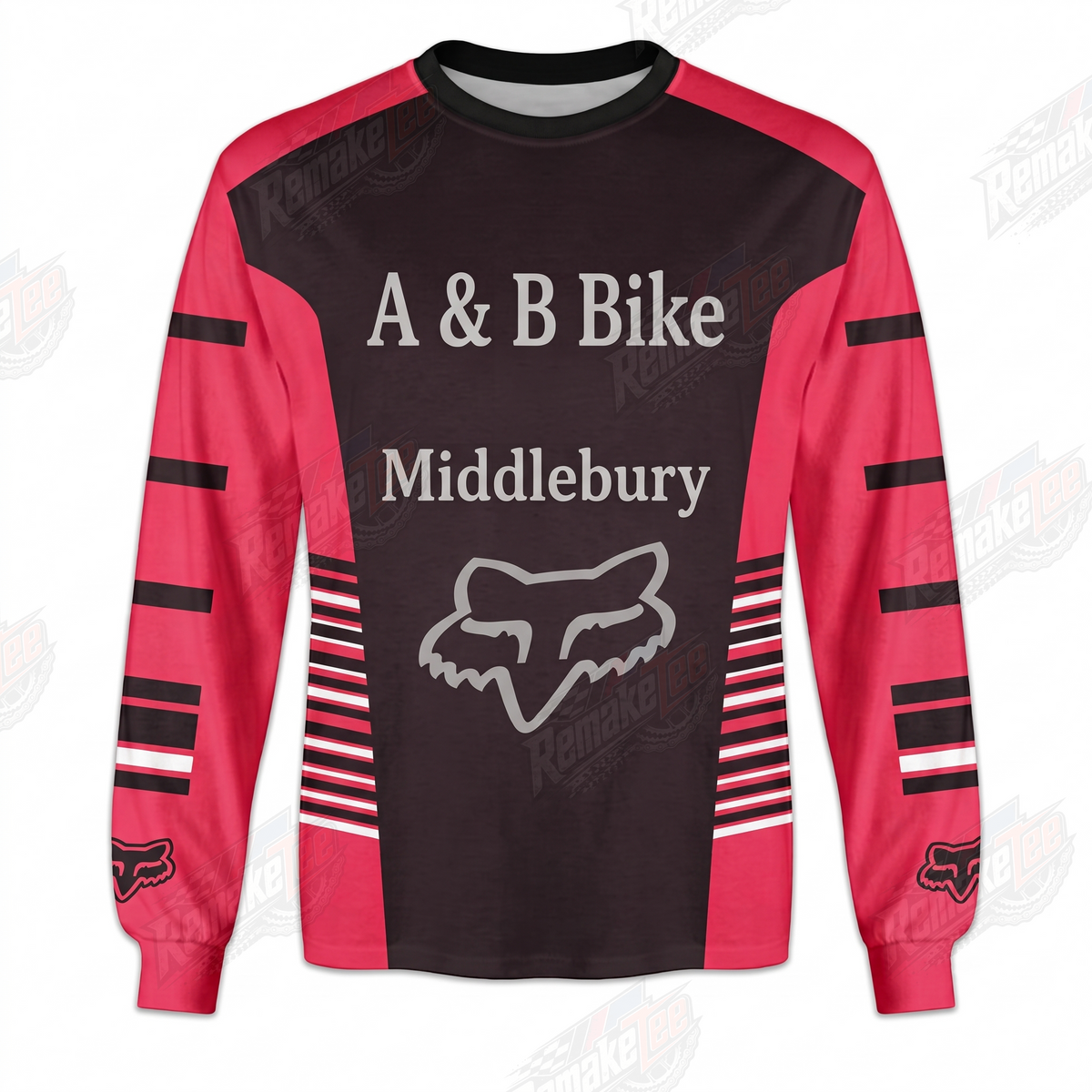 A & B Bike Middlebury vintage BMX racing jersey - product view