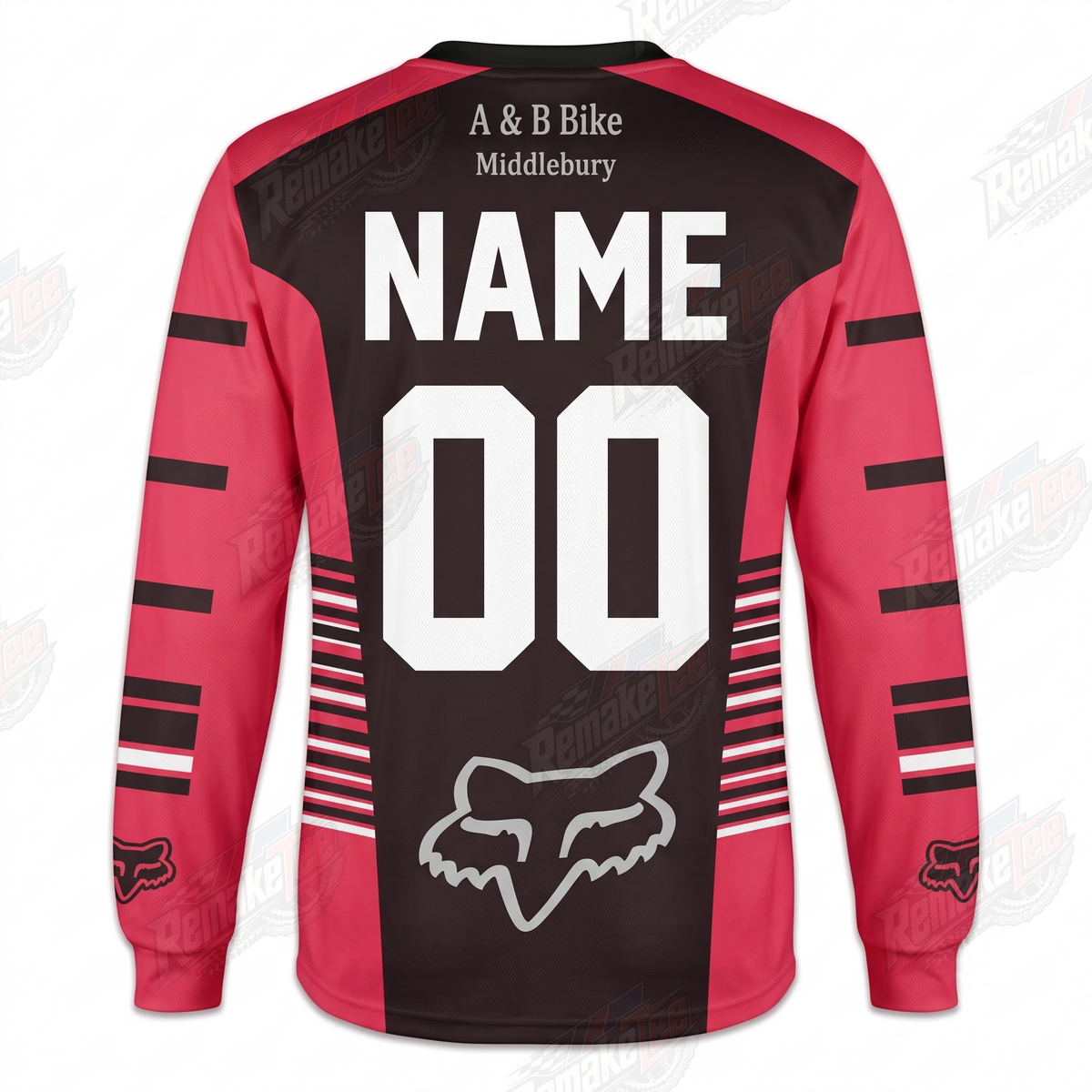 A & B Bike Middlebury vintage BMX racing jersey - alternate product view
