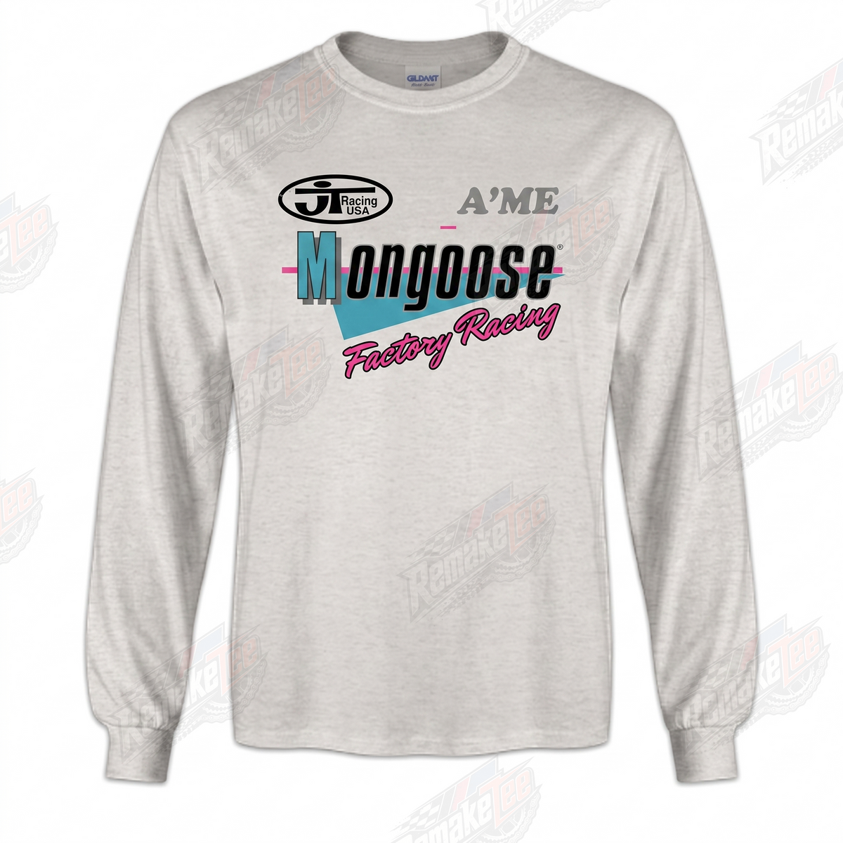 A'ME Mongoose Factory Racing vintage BMX racing jersey - product view