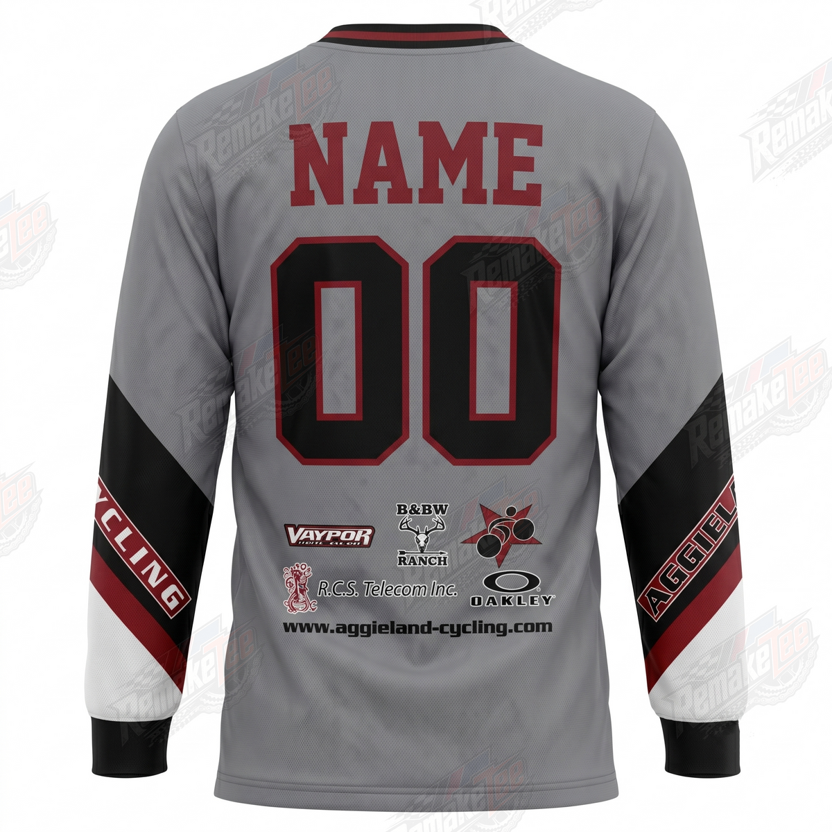 Aggieland Cycling vintage BMX racing jersey - alternate product view