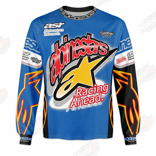 Alpinestars Racing Ahead vintage VMX racing jersey - product view