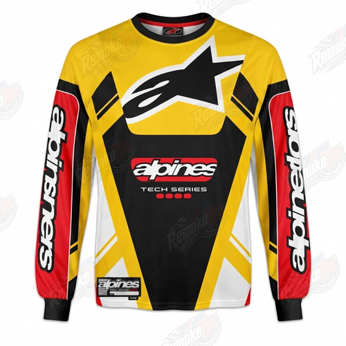 Alpinestars Tech Series vintage VMX racing jersey - product view