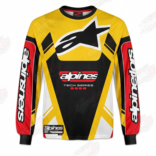 Alpinestars Tech Series vintage VMX racing jersey - product view