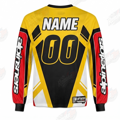 Alpinestars Tech Series vintage VMX racing jersey - alternate product view