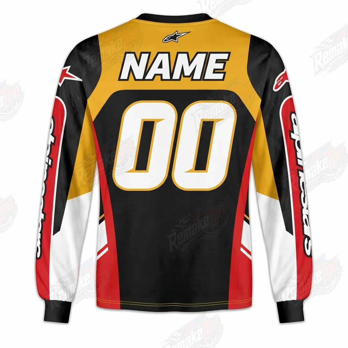 Alpinestars Tech Series vintage VMX racing jersey - alternate product view