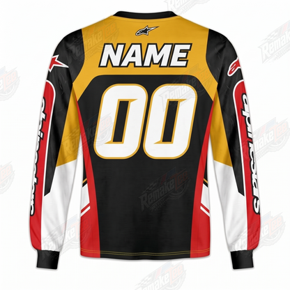 Alpinestars Tech Series vintage VMX racing jersey - alternate product view