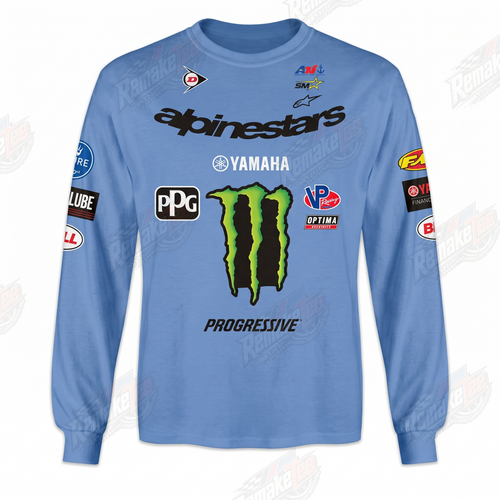 Alpinestars Yamaha Monster Energy Progressive vintage VMX racing jersey - product view