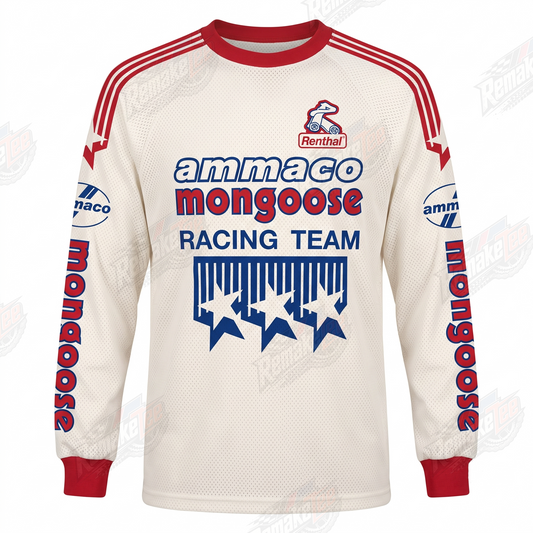 Ammaco Mongoose Racing Team vintage BMX racing jersey - product view
