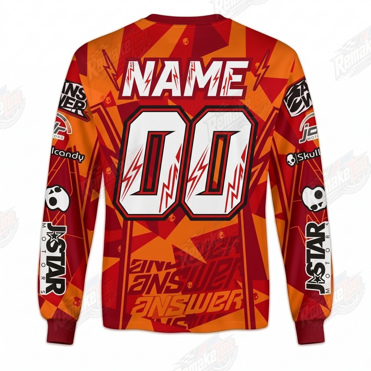 Answer JStar Skullcandy KTM vintage VMX racing jersey - alternate product view