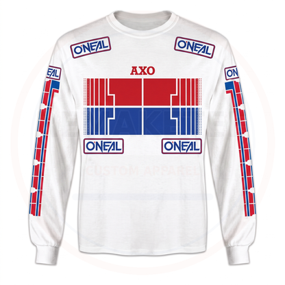 RemakeTee Axo O'neal Honda Custom Vintage Retro VMX Racing Jersey 1285