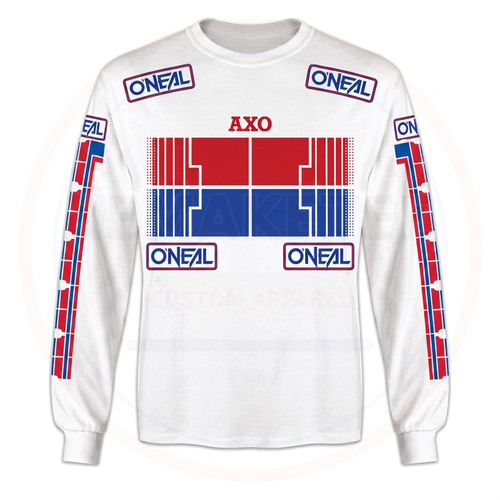 RemakeTee Axo O'neal Honda Custom Vintage Retro VMX Racing Jersey 1285