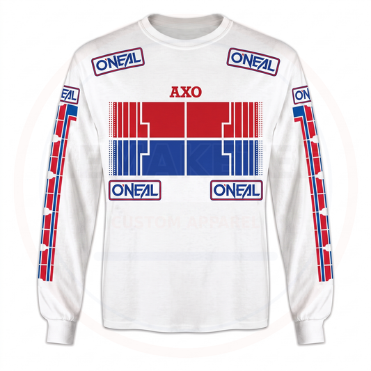 RemakeTee Axo O'neal Honda Custom Vintage Retro VMX Racing Jersey 1285