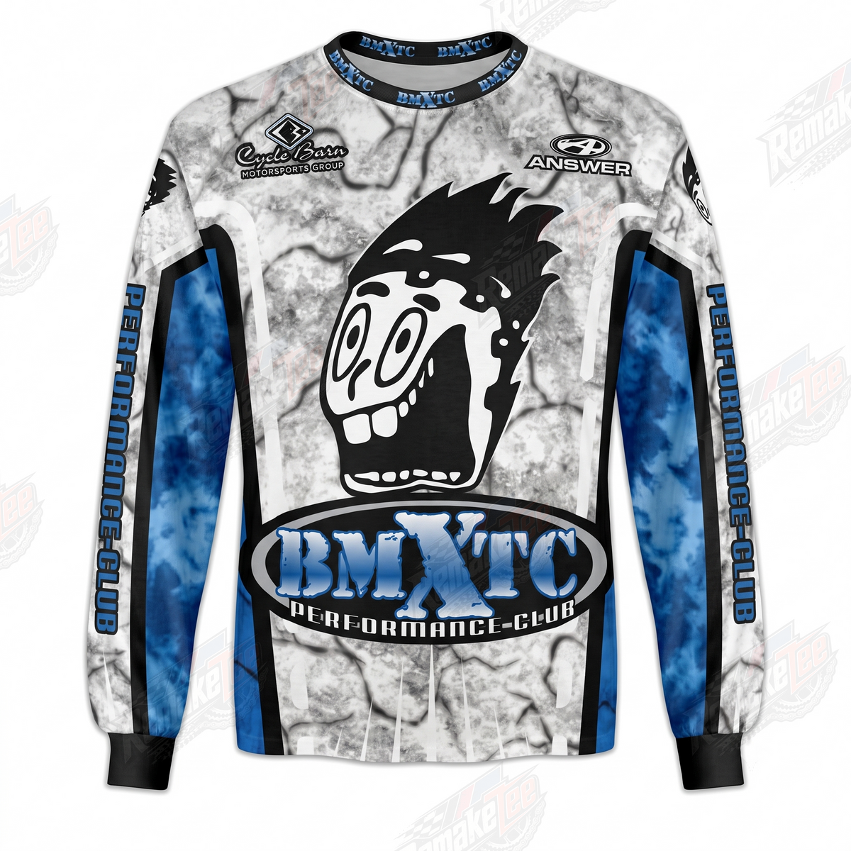 BMXTC Performance Club vintage VMX racing jersey - product view