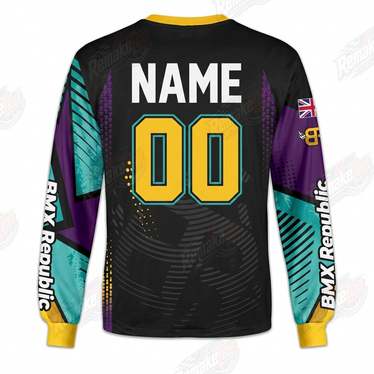 BMX Republic vintage racing jersey - alternate product view