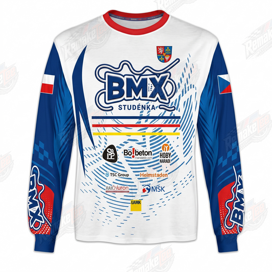BMX Studénka vintage racing jersey - product view