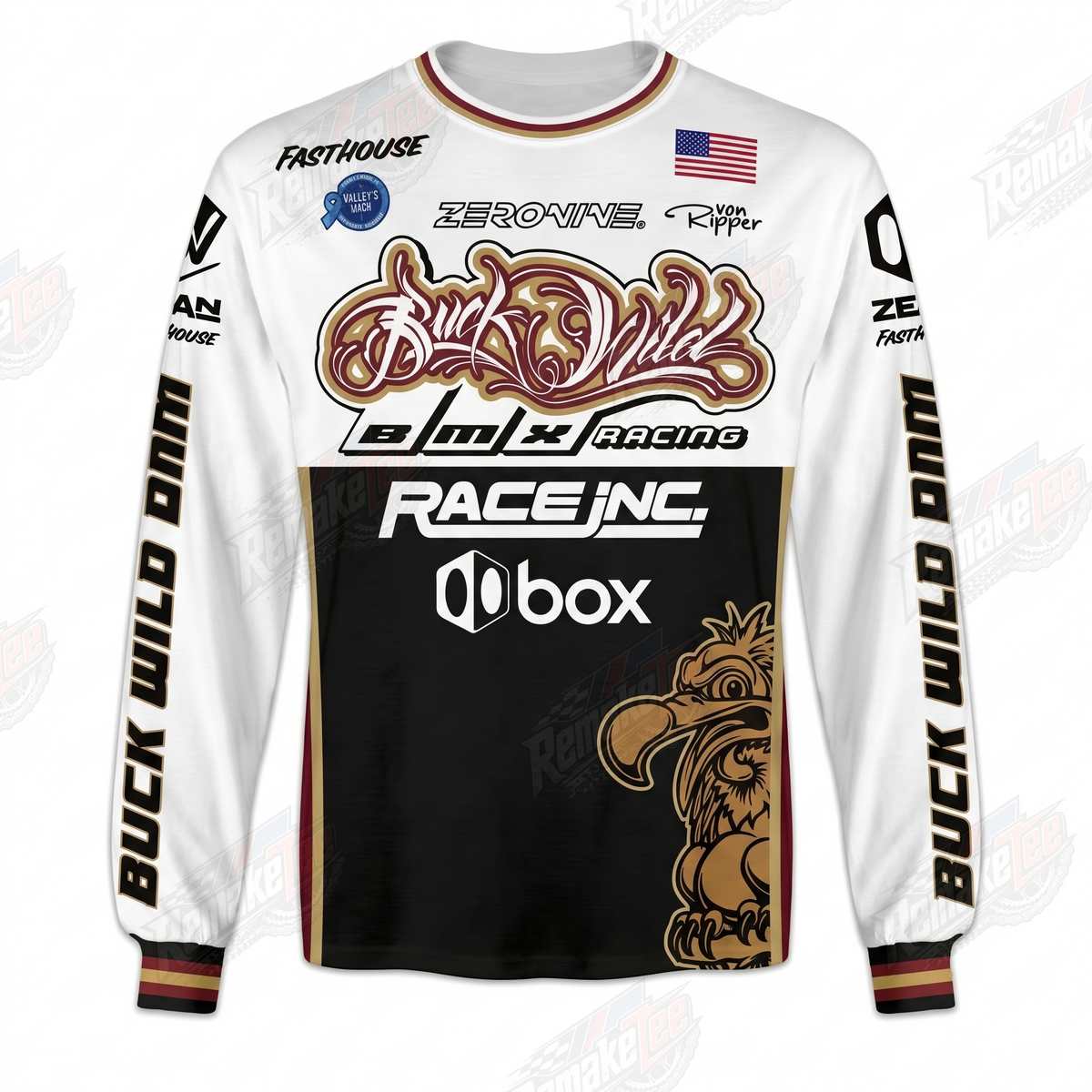 Buck Wild BMX Racing vintage BMX racing jersey - product view