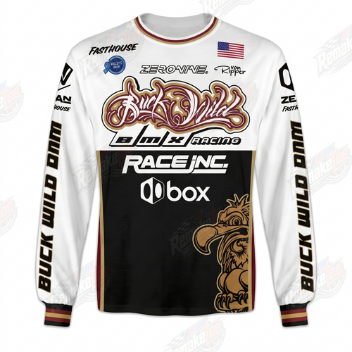 Buck Wild BMX Racing vintage BMX racing jersey - product view