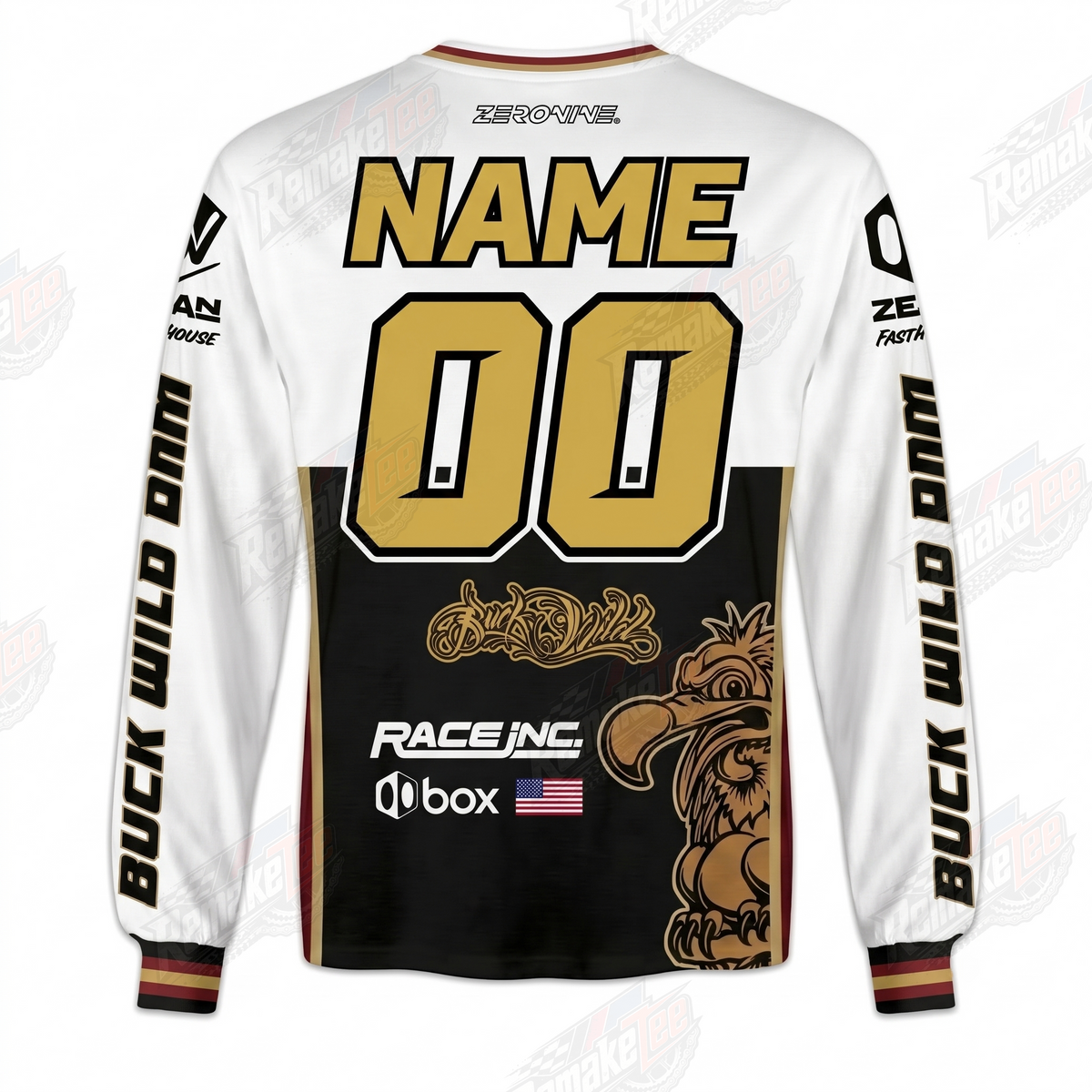 Buck Wild BMX Racing vintage BMX racing jersey - alternate product view