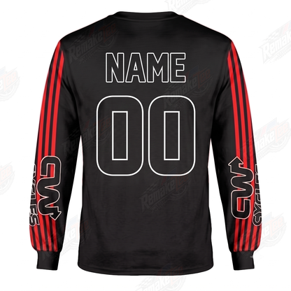 RemakeTee CW Cycles Custom Vintage Retro BMX Racing Jersey 1605