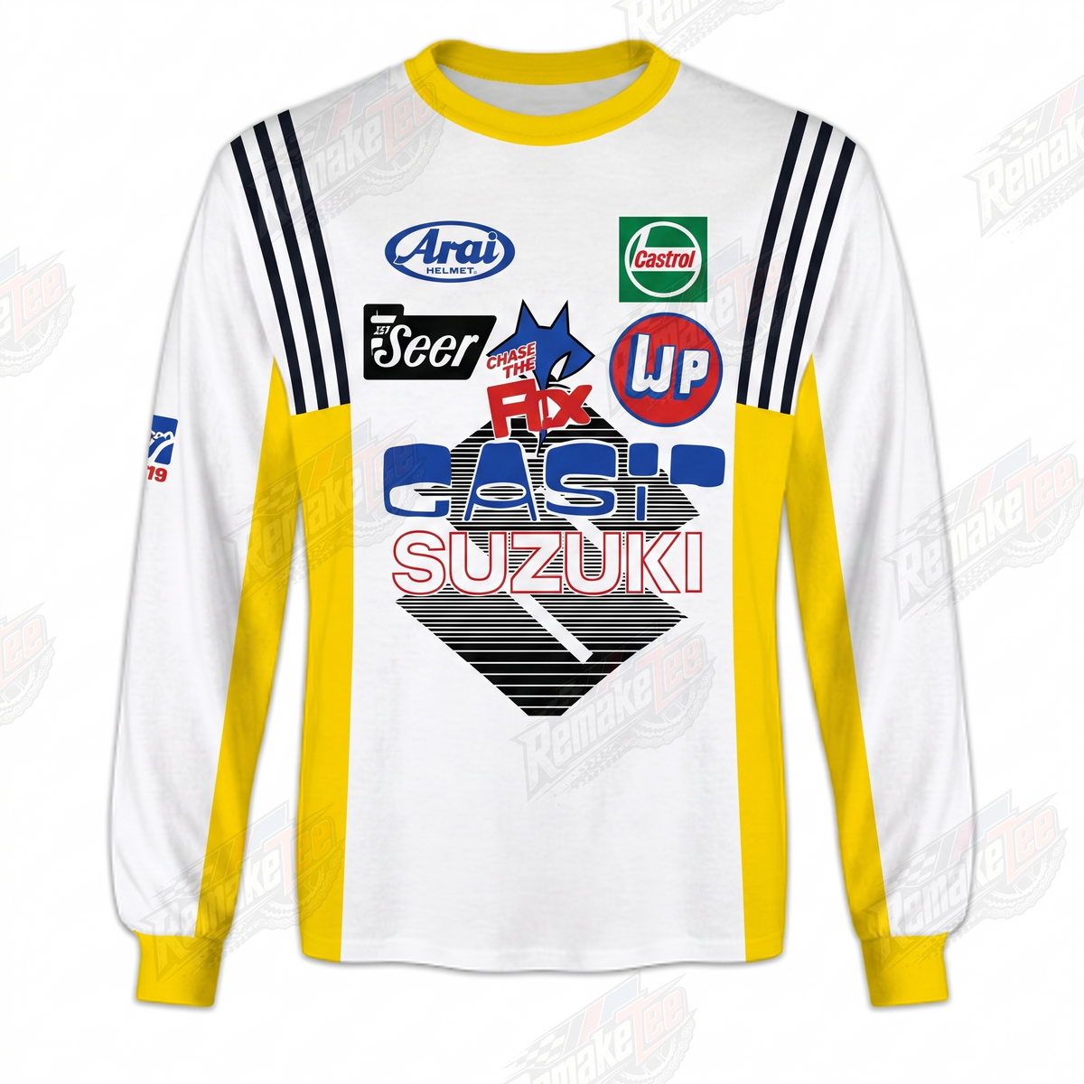 Chase The Fox Suzuki vintage VMX racing jersey - product view