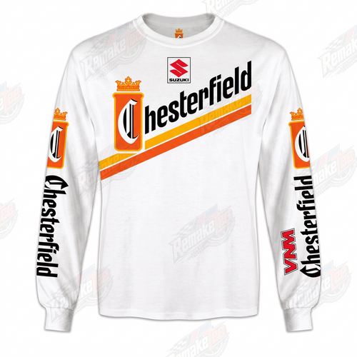 Chesterfield Suzuki vintage VMX racing jersey - product view