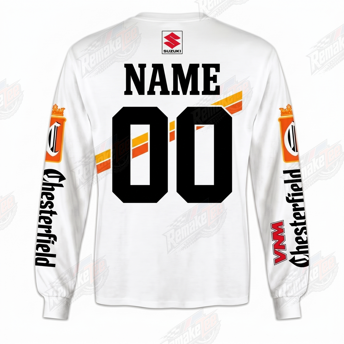 Chesterfield Suzuki vintage VMX racing jersey - alternate product view